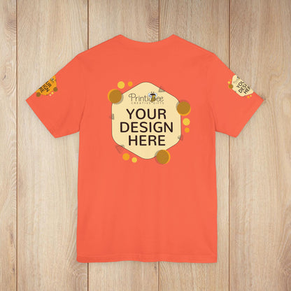 Custom Orange, Yellow & Peach Tees for BELLA+CANVAS® 3001