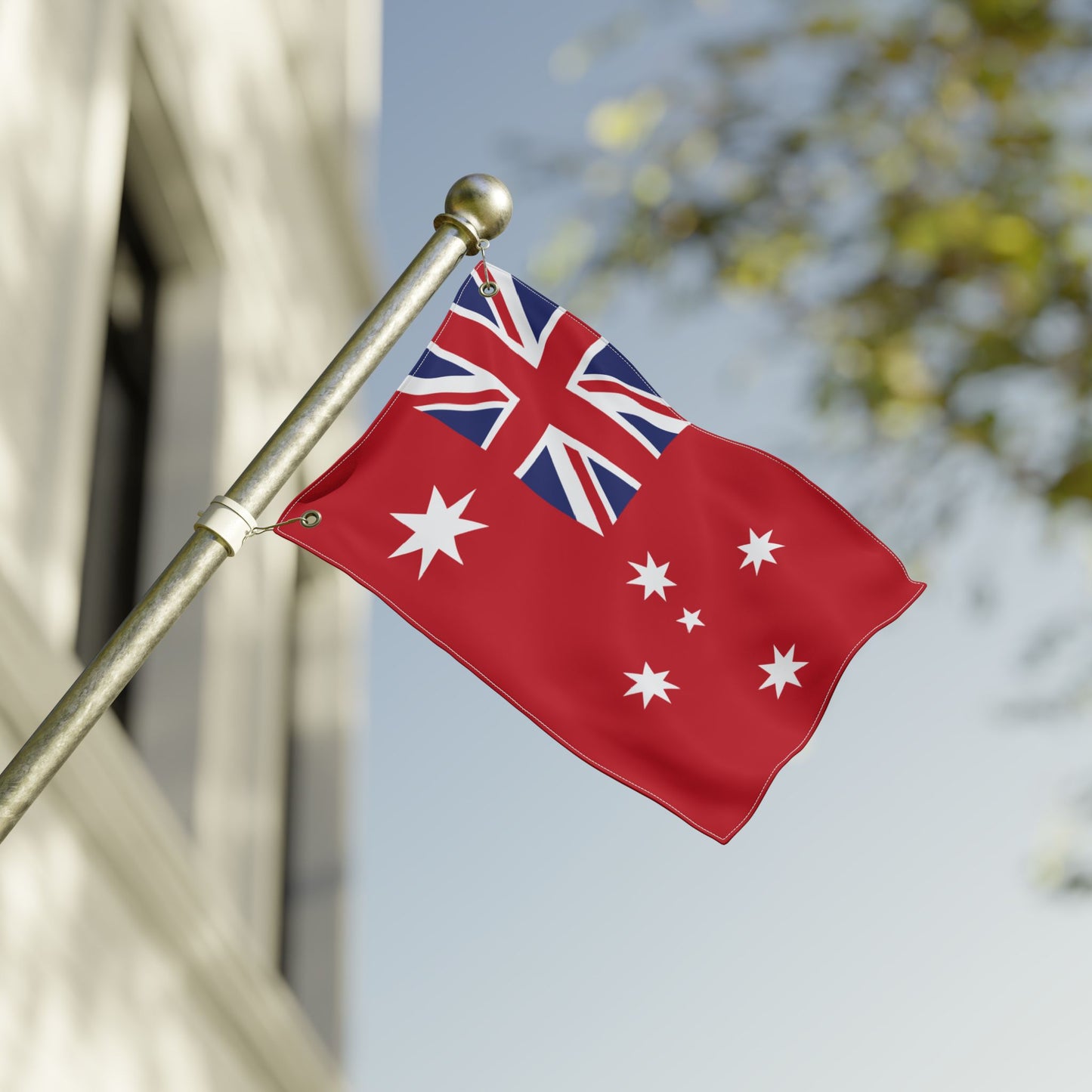 12'' × 18'' Australia Red Flag with Grommets