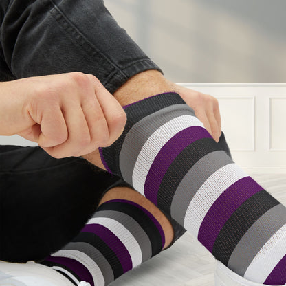 Asexual Pride Socks