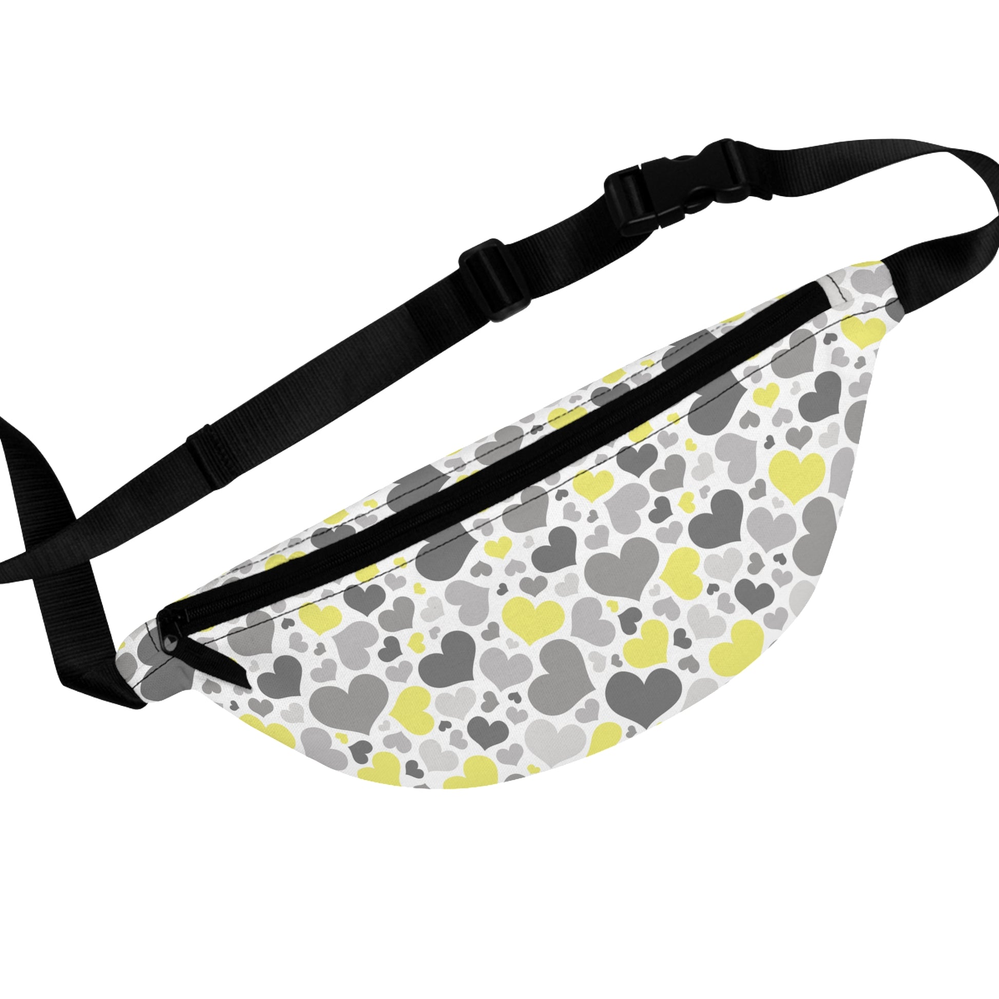 Demigender Pride Hearts Fanny Pack