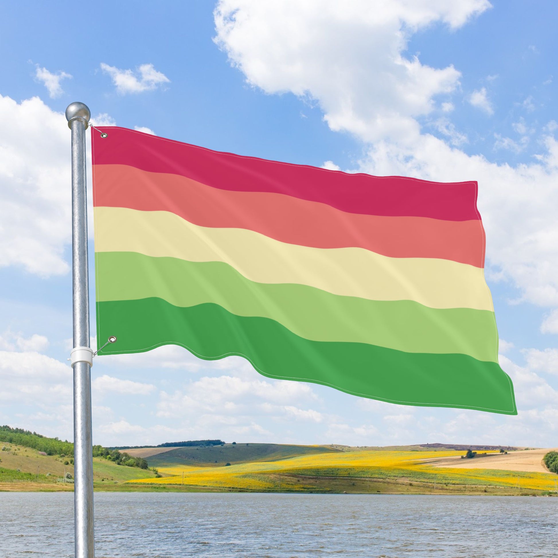 Aroflux Pride Flag with Grommets