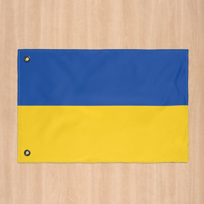 Ukraine Flag with Grommets