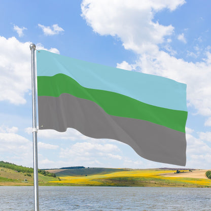 Autoromantic Pride Flag with Grommets
