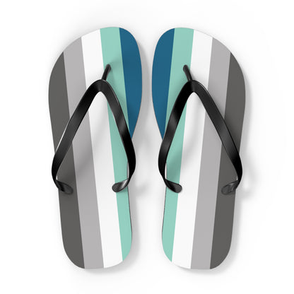 Frayromantic Pride Flip Flops