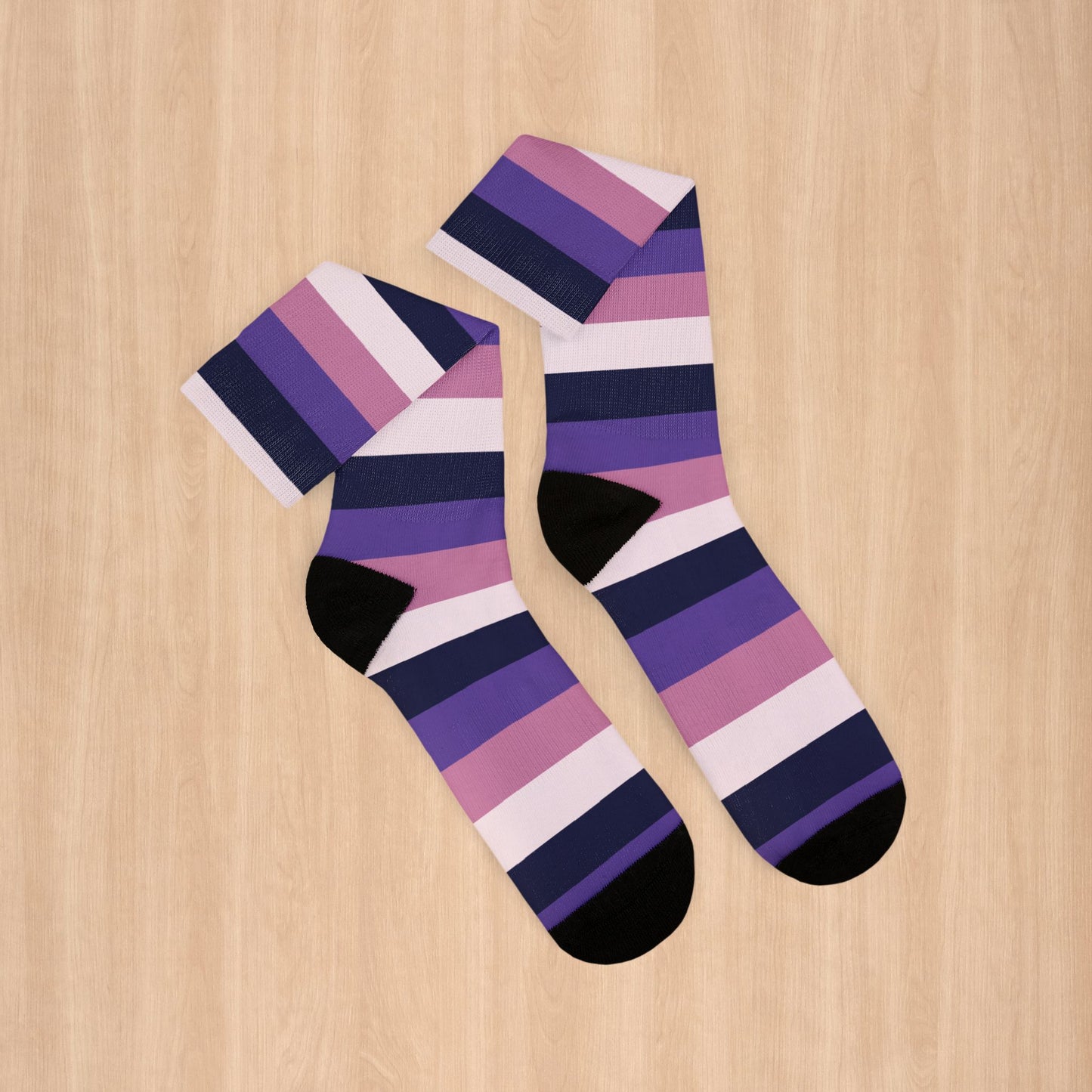 Asexual Spectrum Pride Socks