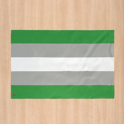 Greyromantic Pride Flag with Grommets