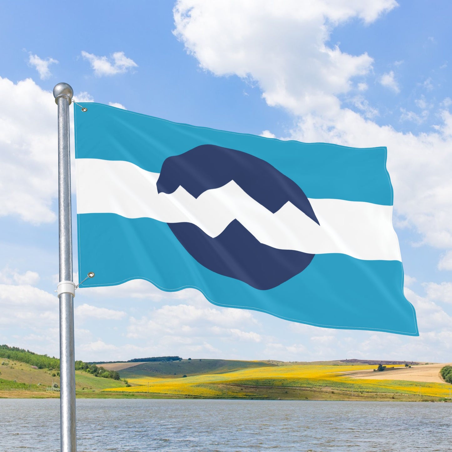 UT - Ogden, Utah Double-Sided Flag with Grommets