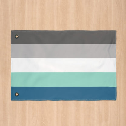 Frayromantic Pride Flag with Grommets
