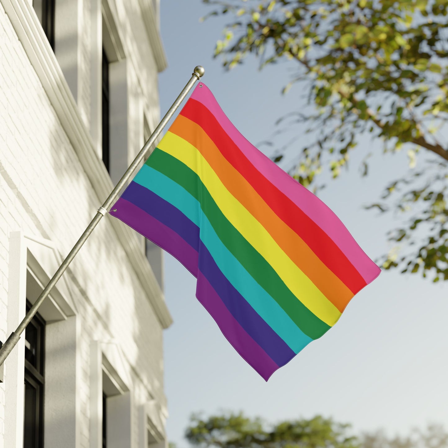 36'' × 60'' Gilbert Baker Rainbow Pride Flag with Grommets