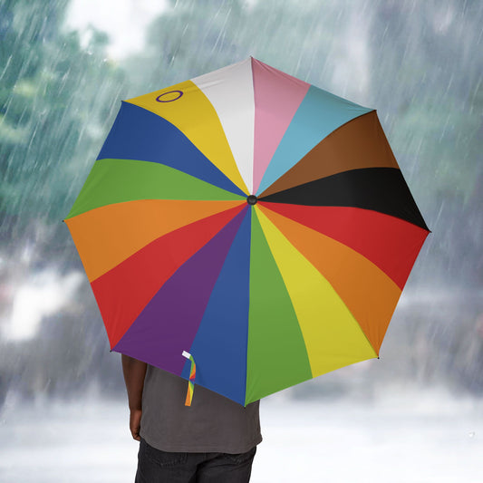 Intersex-Inclusive Rainbow Pride Umbrella