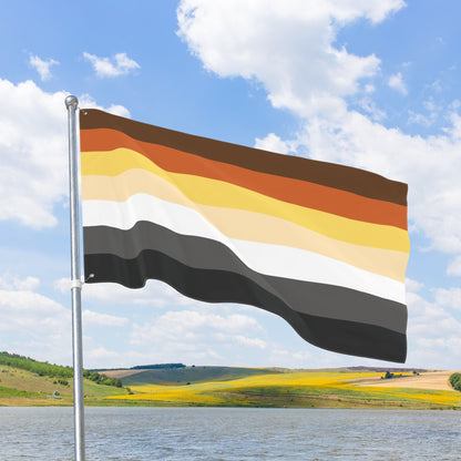 Bear Pride Double-Sided Flag with Grommets