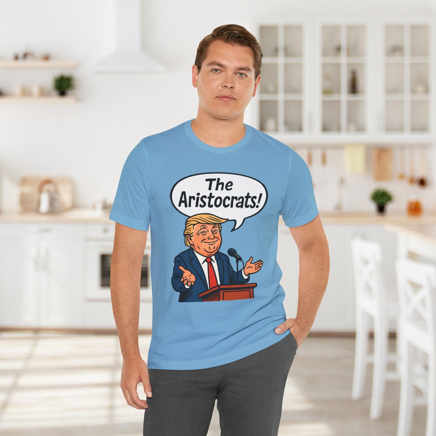 Ocean Blue Trump Aristocrats T-Shirt