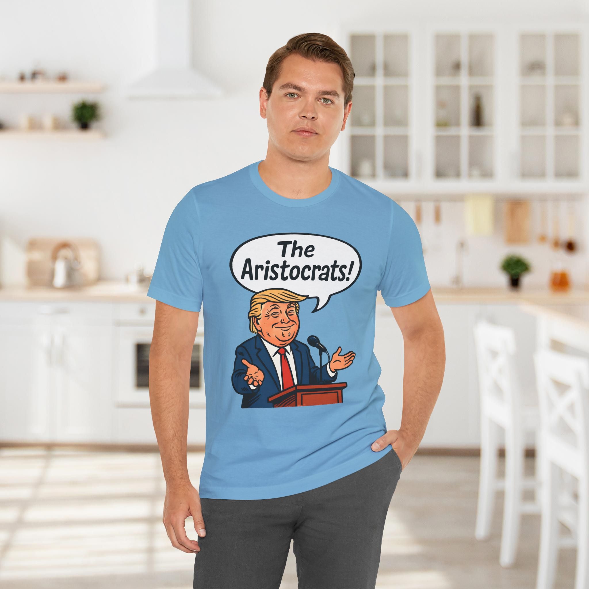 Ocean Blue Trump Aristocrats T-Shirt