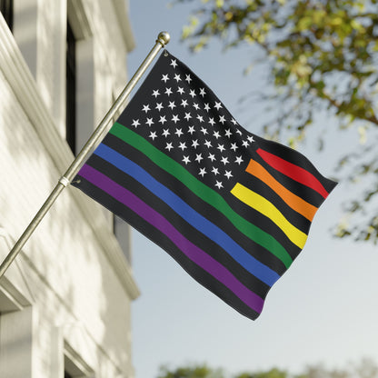 30'' × 40'' USA Rainbow Pride Flag with Grommets