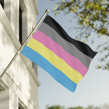 30'' × 40'' Polygender Double-Sided Pride Flag with Grommets