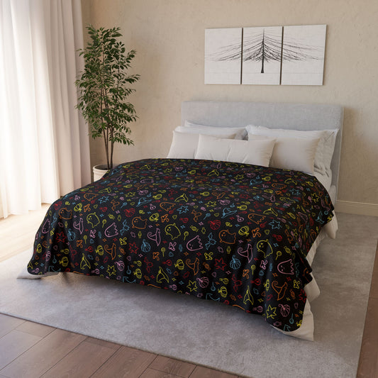 Rainbow Intersex Progress Pride Halloween Fleece Sherpa Blanket
