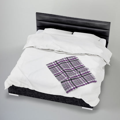 Demisexual Pride Plaid Velveteen Plush Blanket