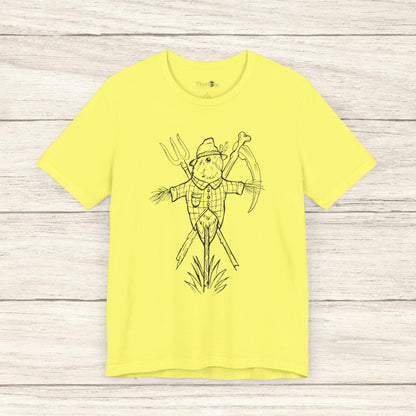 Scarecrow Lovebird, Line Art Tee