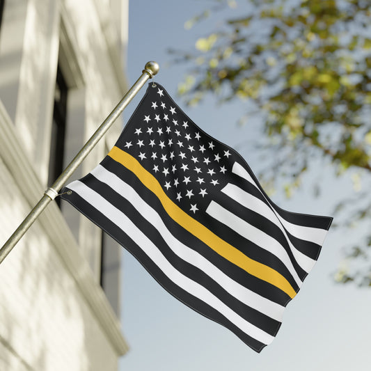 24'' × 36'' USA Thin Gold Line American Flag with Grommets