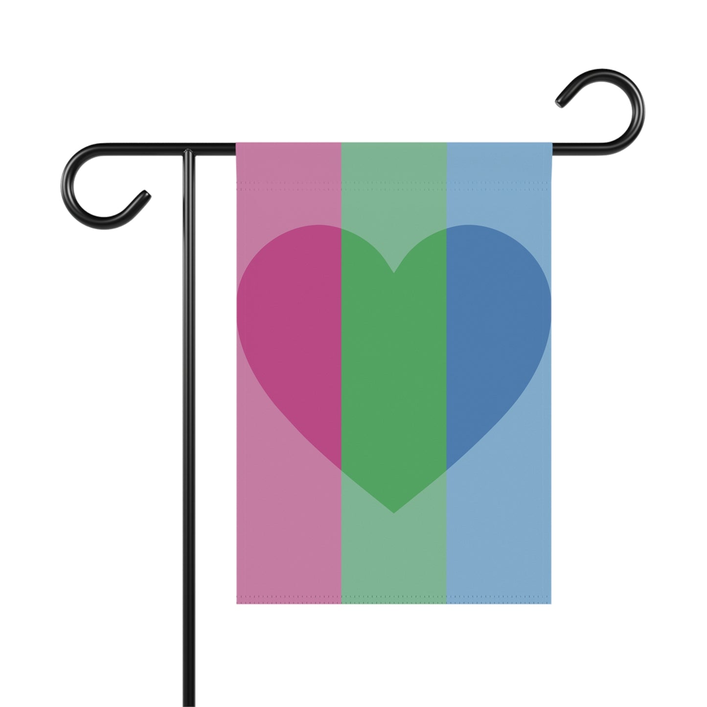 Polyromantic Garden Flag Banner