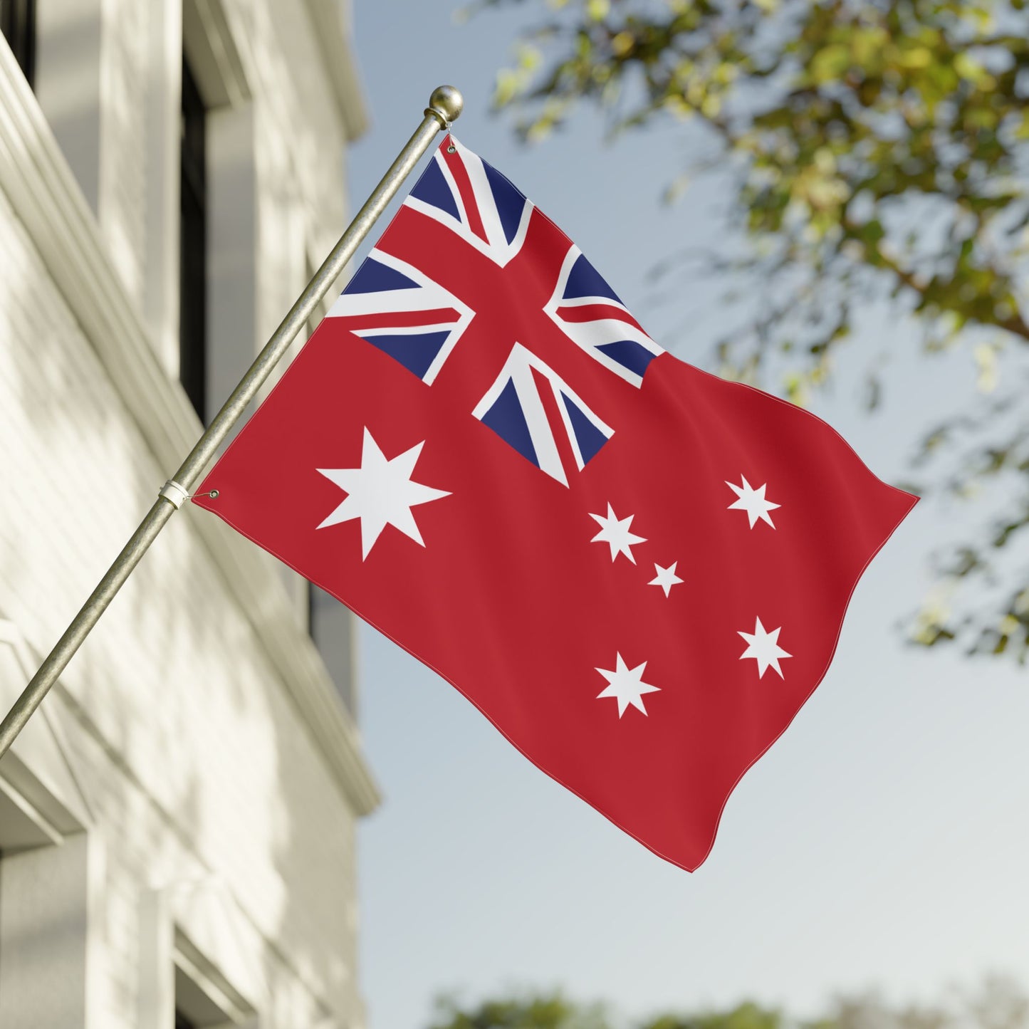 30'' × 40'' Australia Red Flag with Grommets