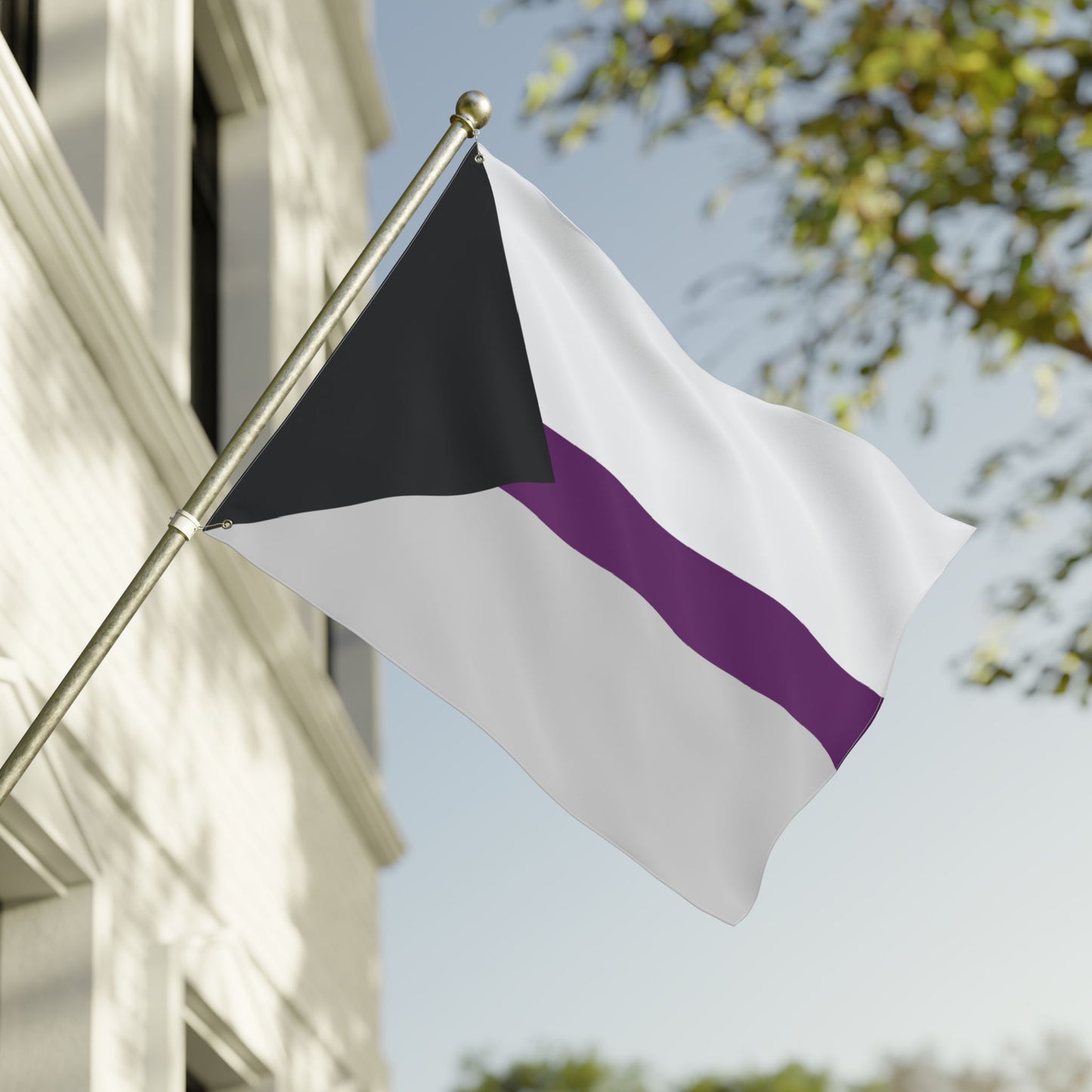 30'' × 40'' Demisexual Pride Flag with Grommets