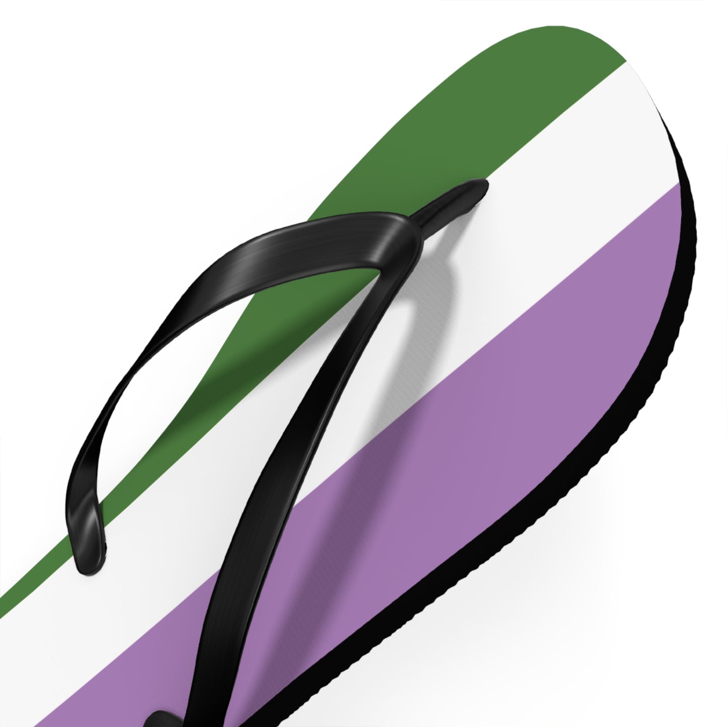 Genderqueer Pride Flip Flops
