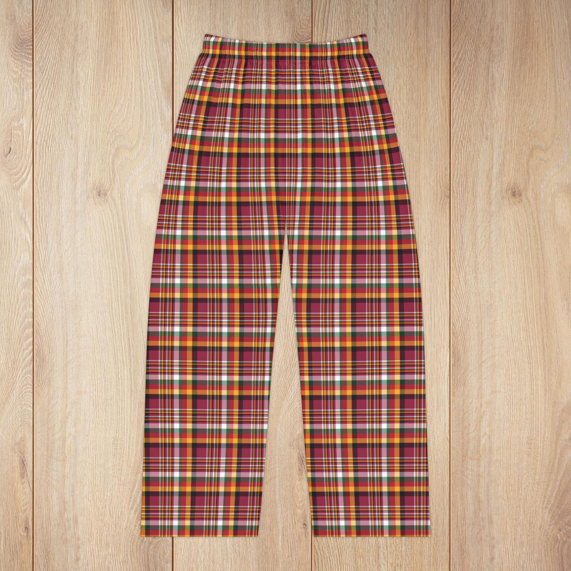 Women’s Christmas Women’s Red & Yellow Arizona AZ Plaid Pajama Pants