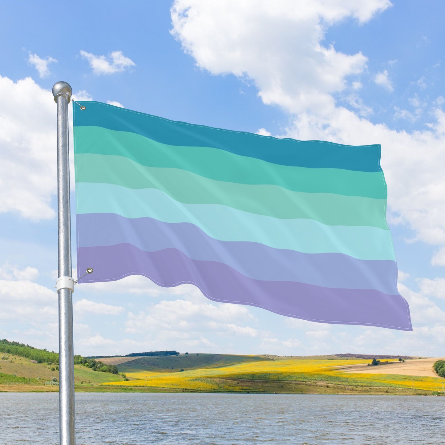 Neptunic Double-Sided Pride Flag with Grommets