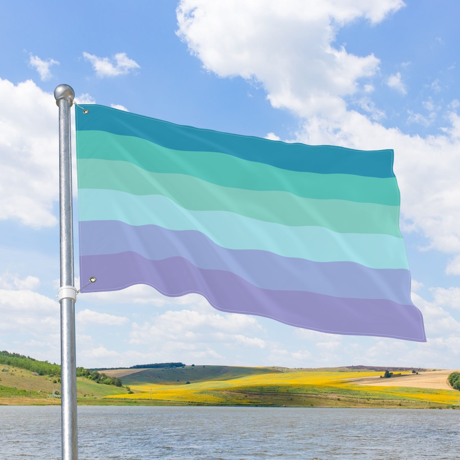 Neptunic Double-Sided Pride Flag with Grommets
