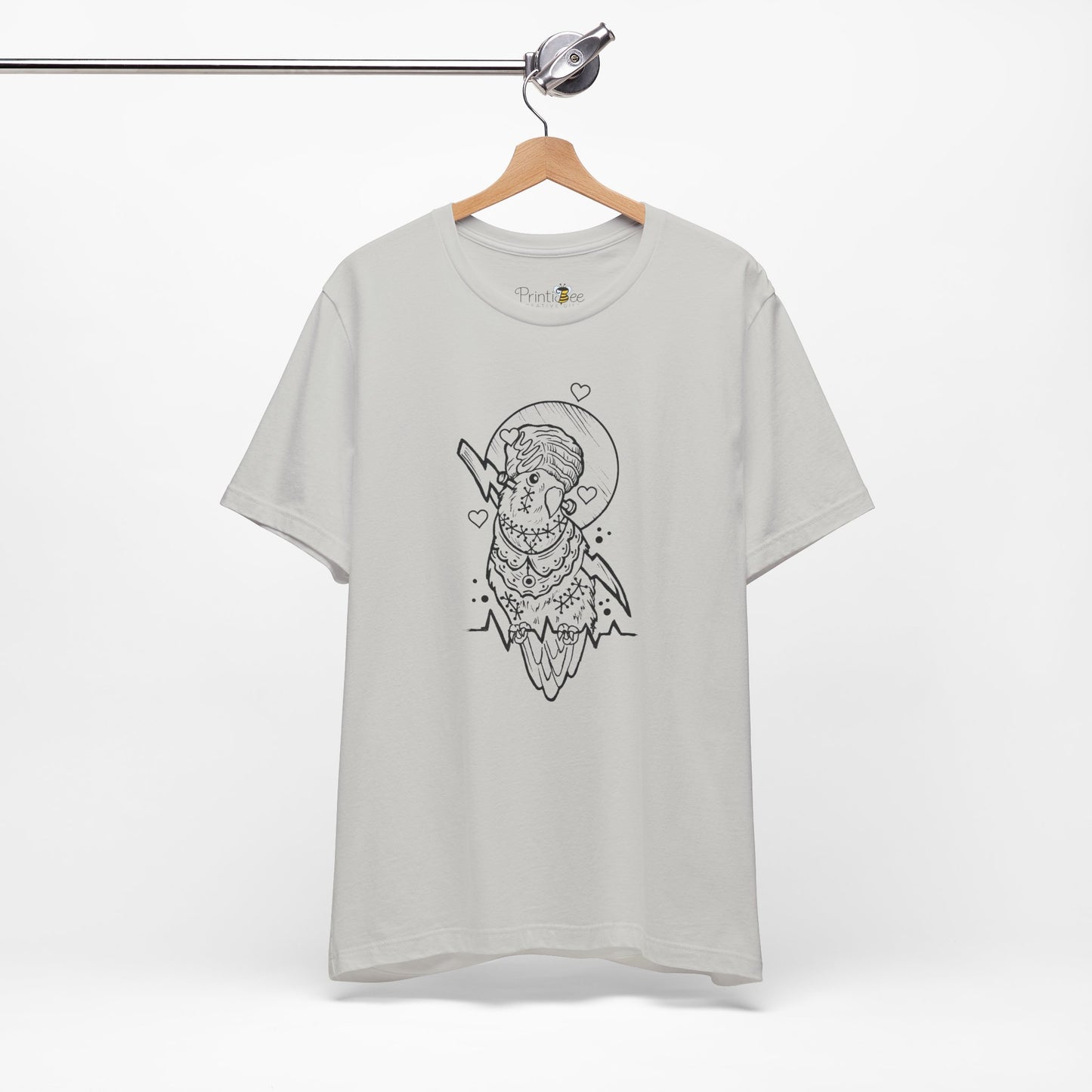 Bride of Frankenstein Lovebird, Line Art Tee