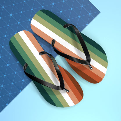 Nebulasexual Pride Flip Flops