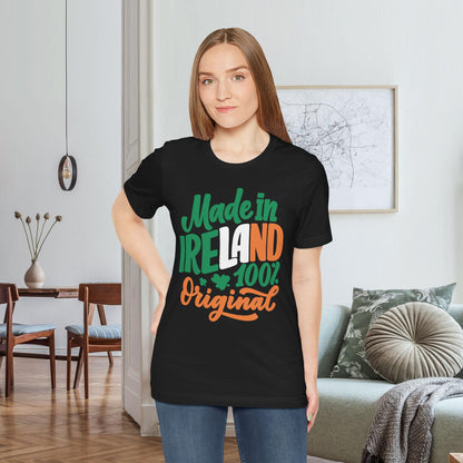Black Made in Ireland St. Patrick's Day Tee