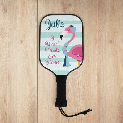 Winter Flamingo Pickleball Paddles