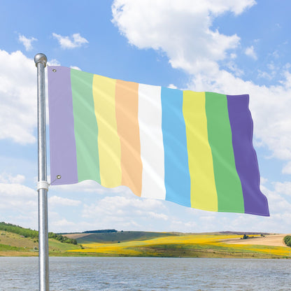 Courpalian Pride Flag with Grommets