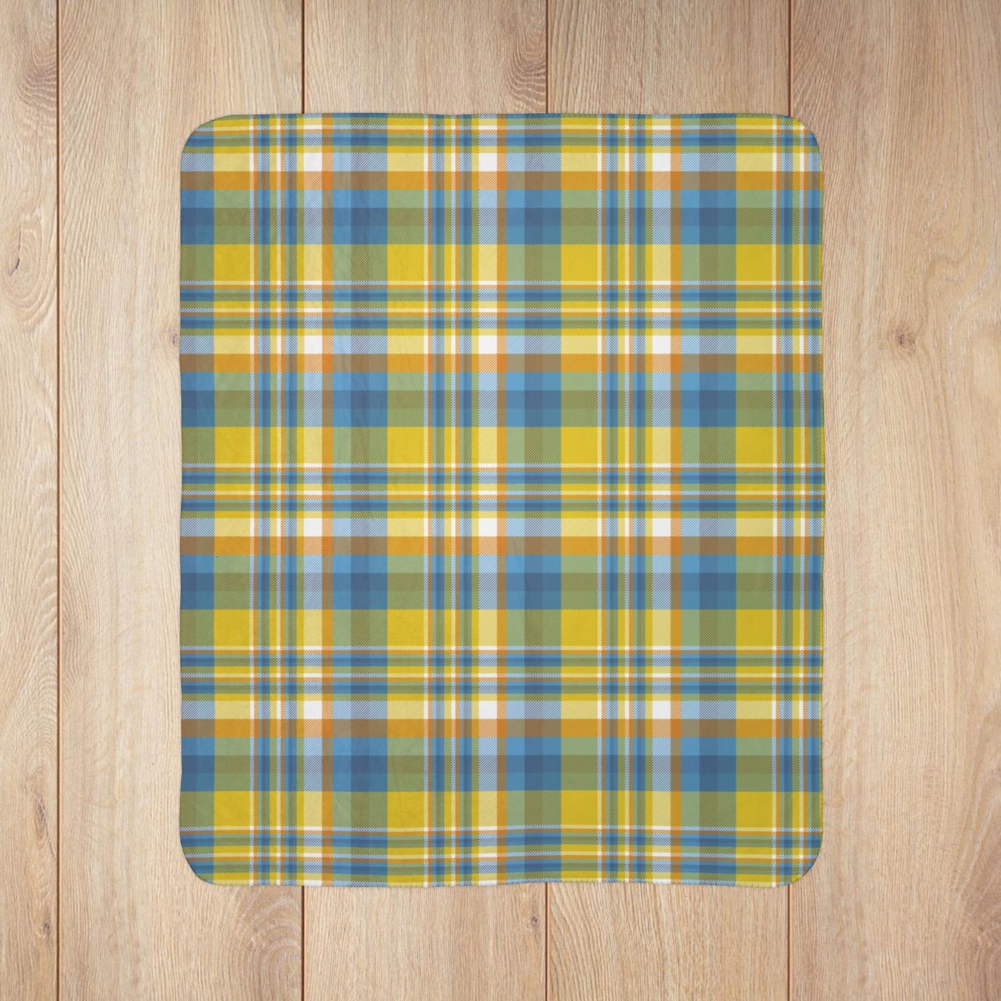 Aroace Pride Plaid Fleece Sherpa Blanket