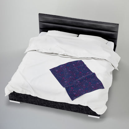 Bisexual Pride Halloween Velveteen Plush Blanket