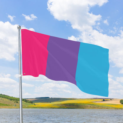 Androgyne Pride Flag with Grommets