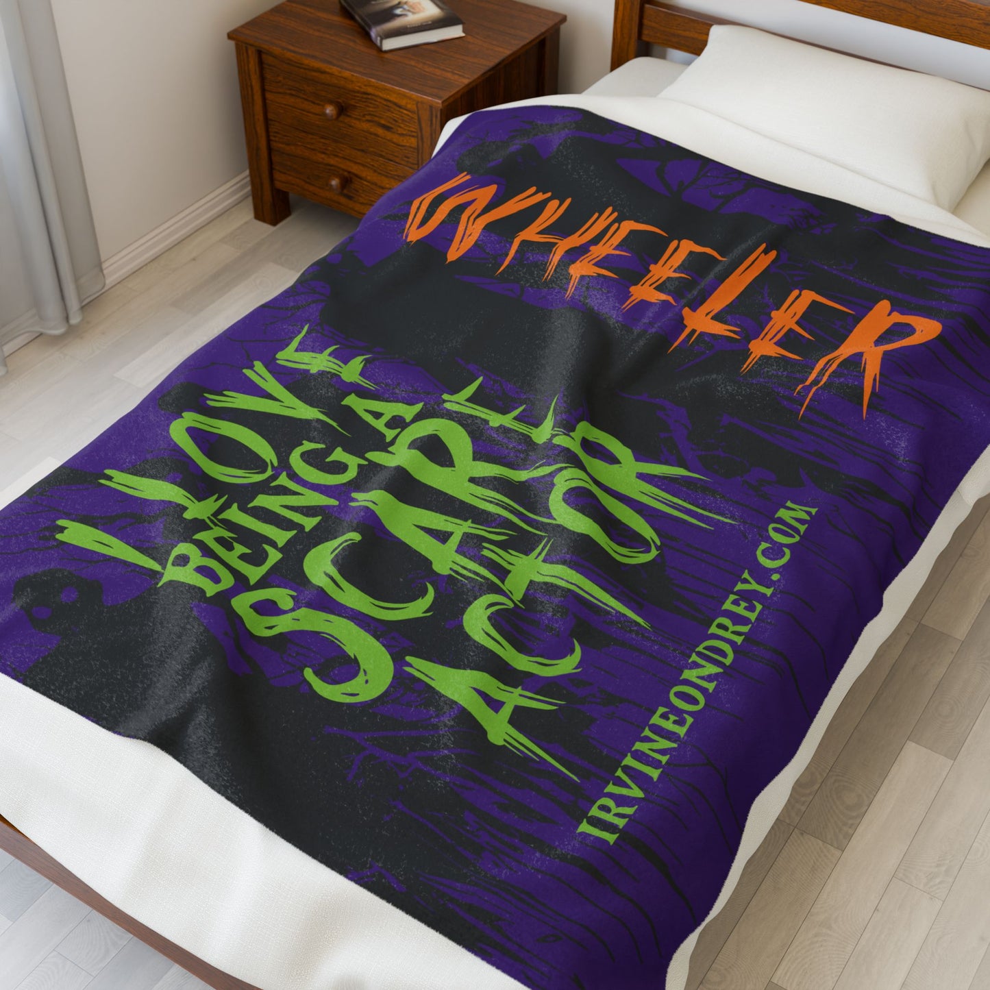 I Love Being a Scare Actor Personalized Blanket