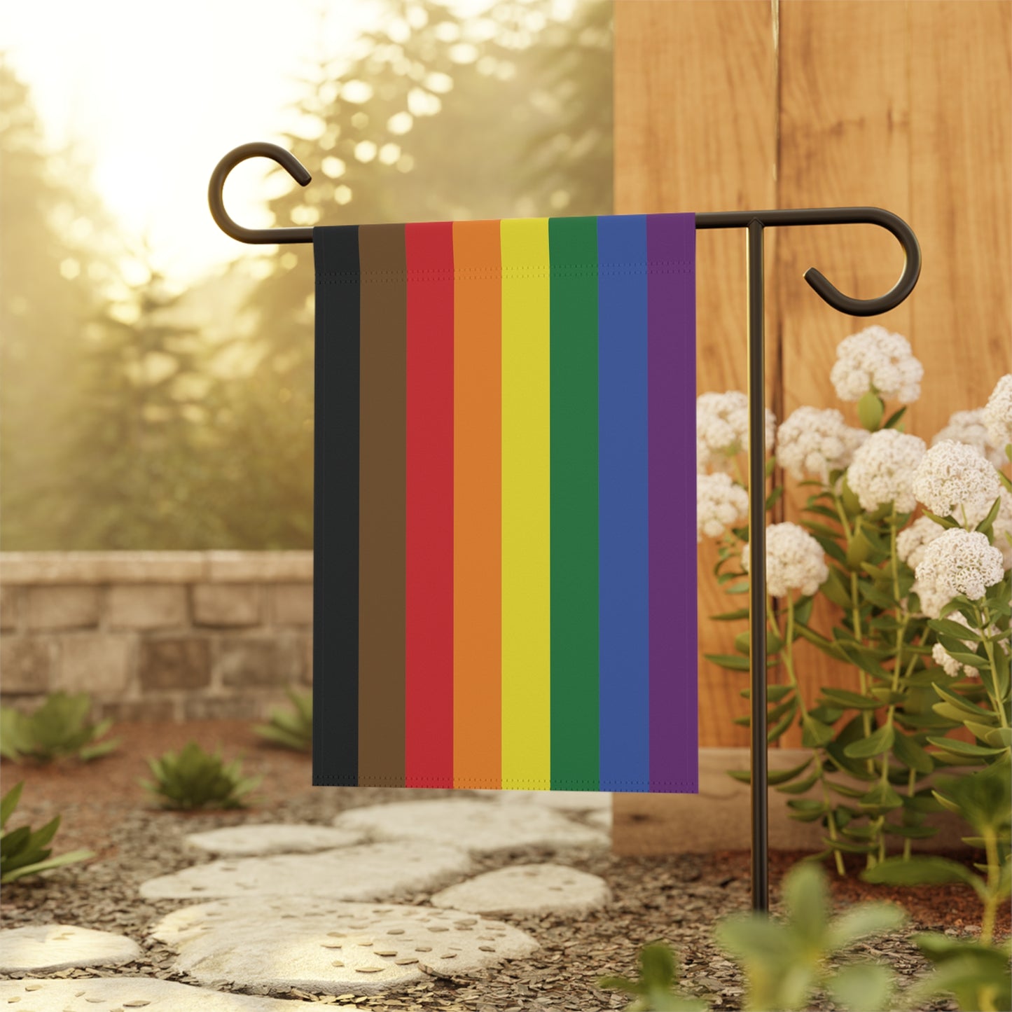 Philadelphia Philly Rainbow Pride Garden Banner