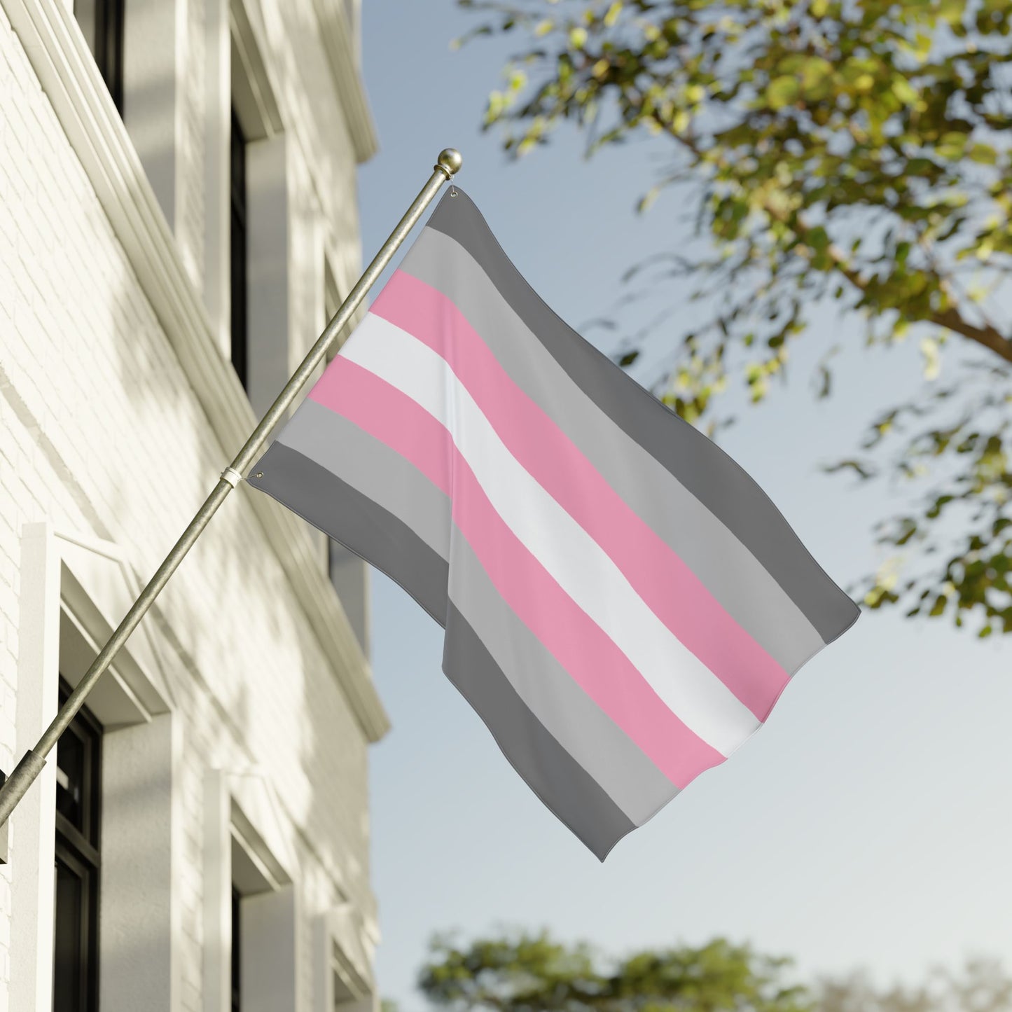 36'' × 60'' Demigirl Double-Sided Pride Flag with Grommets