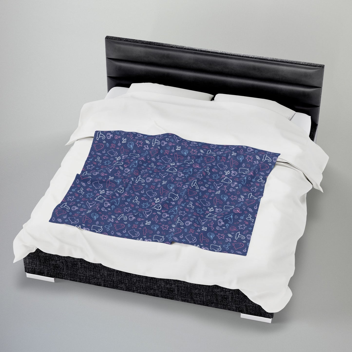 Bigender Pride Halloween Velveteen Plush Blanket