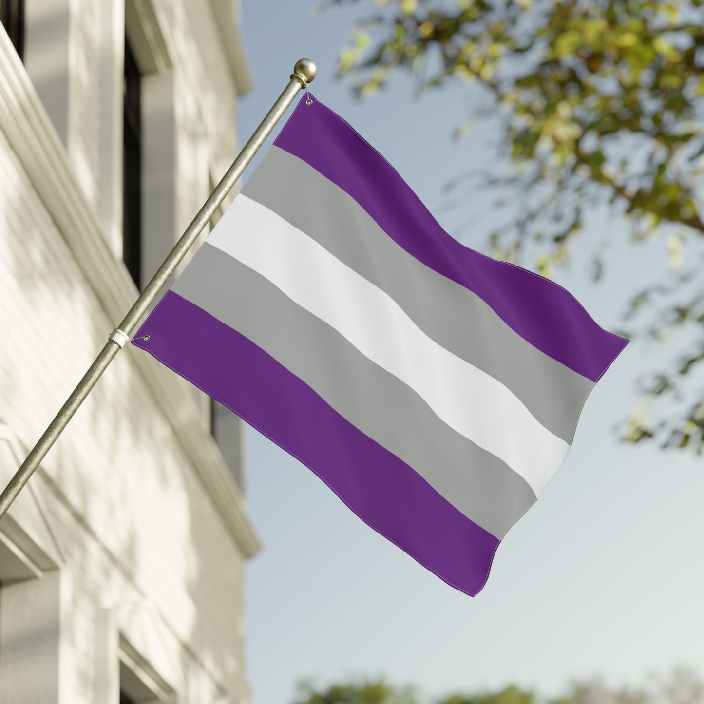 30'' × 40'' Greysexual Pride Flag with Grommets