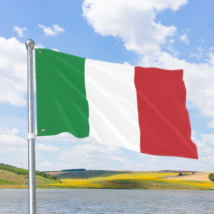 Italy Flag with Grommets