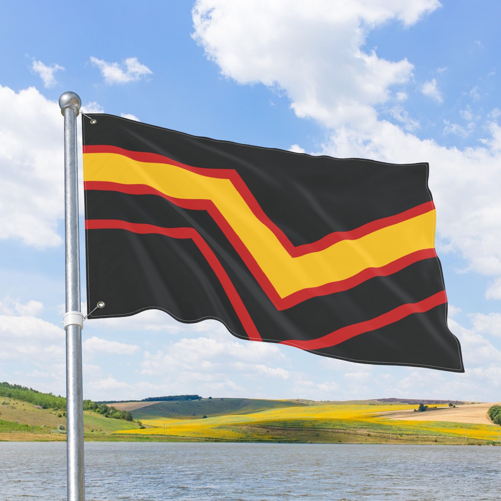 Rubber Pride Flag with Grommets