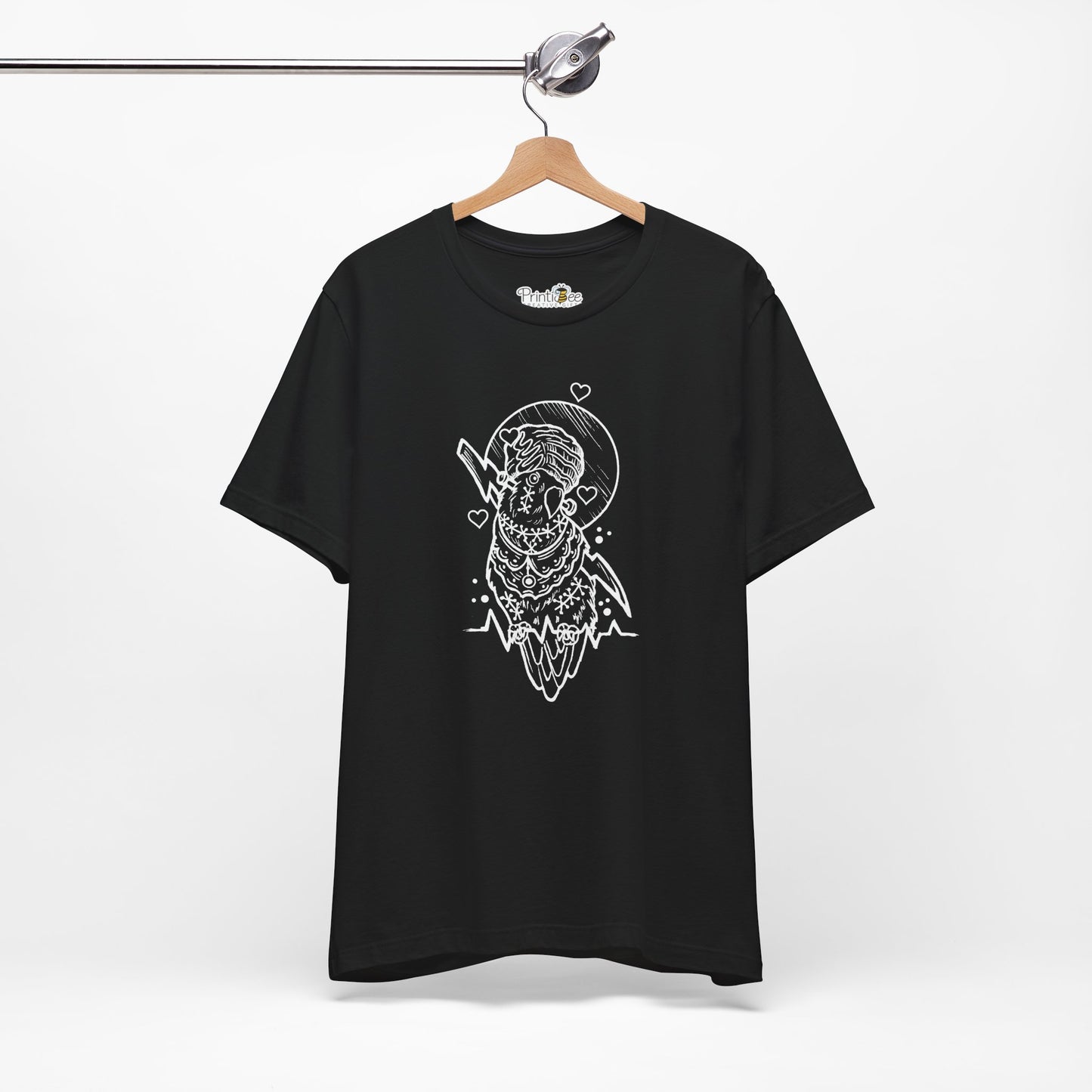 Bride of Frankenstein Lovebird, Line Art Tee