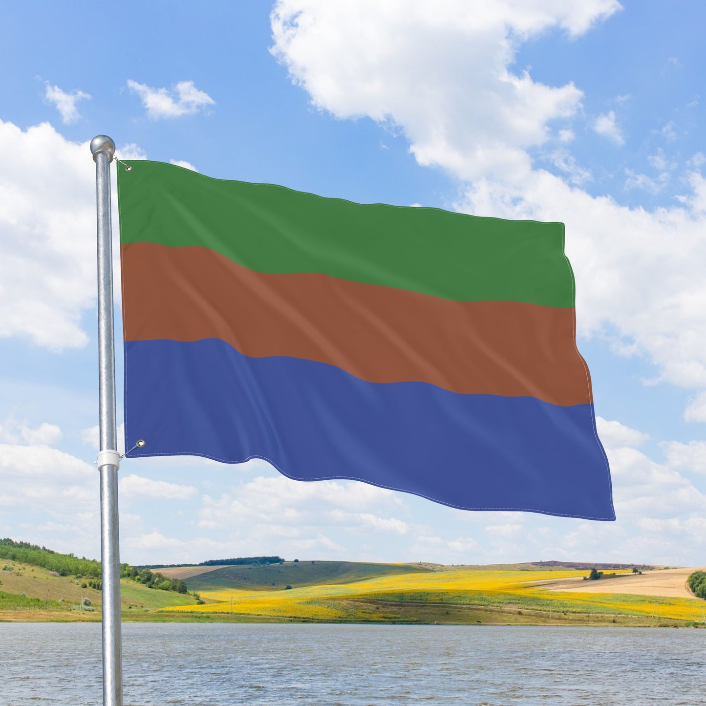 Sapiosexual Pride Double-Sided Flag with Grommets