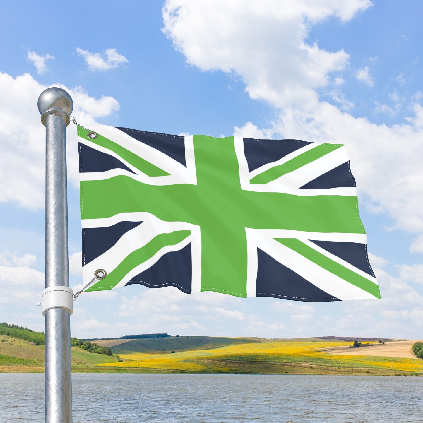 SeaJack UK Seattle WA Flag with Grommets