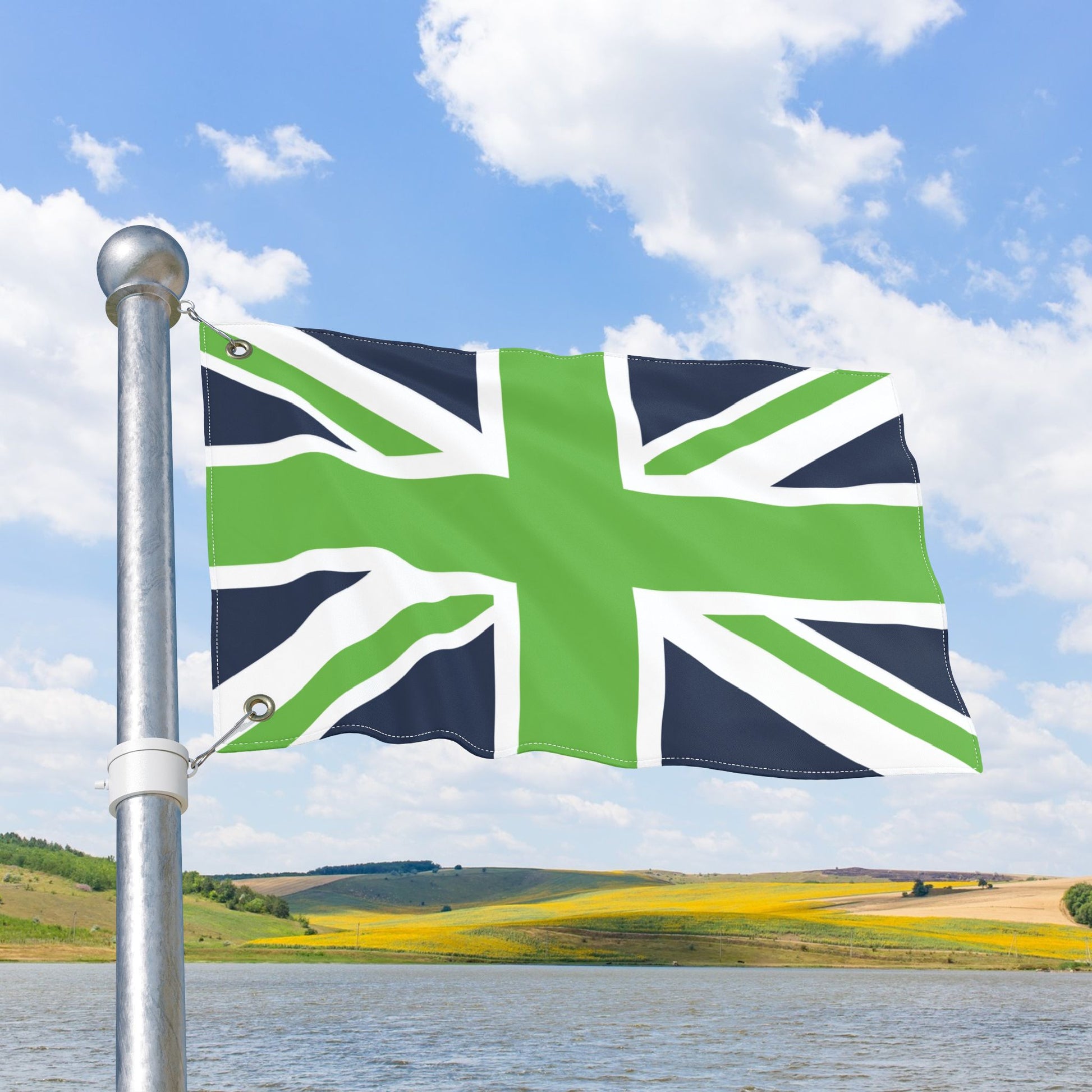 SeaJack UK Seattle WA Flag with Grommets
