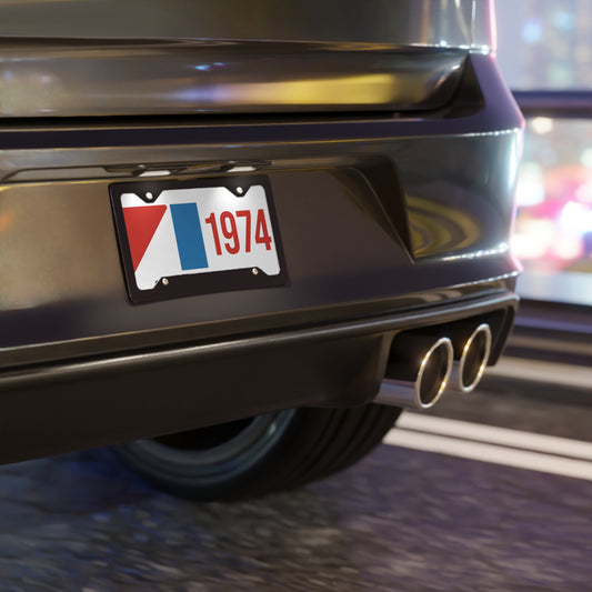 AMC Logo w/ Red Year White Custom Vanity Plates